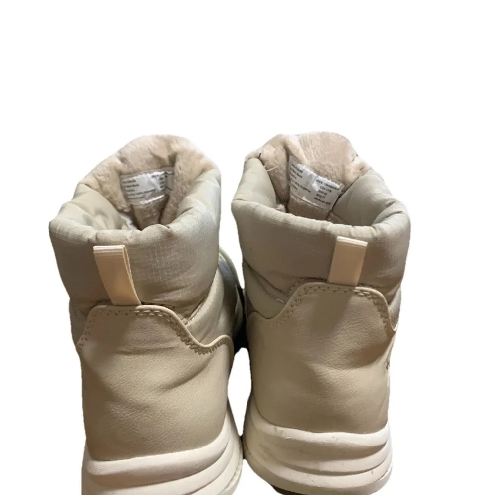 Ankle Outdoor/Snow Quilted Boots Beige - Picture 5 of 6